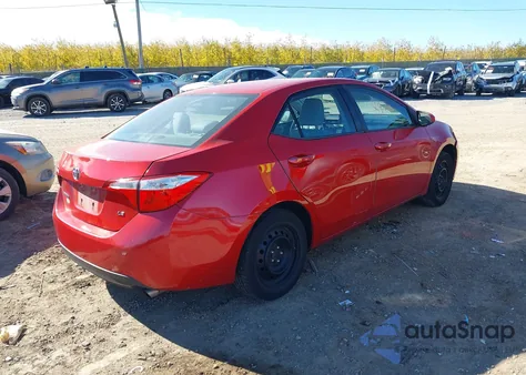 2016 Toyota Corolla Le from USA, damaged, VIN 2T1BURHE5GC621865